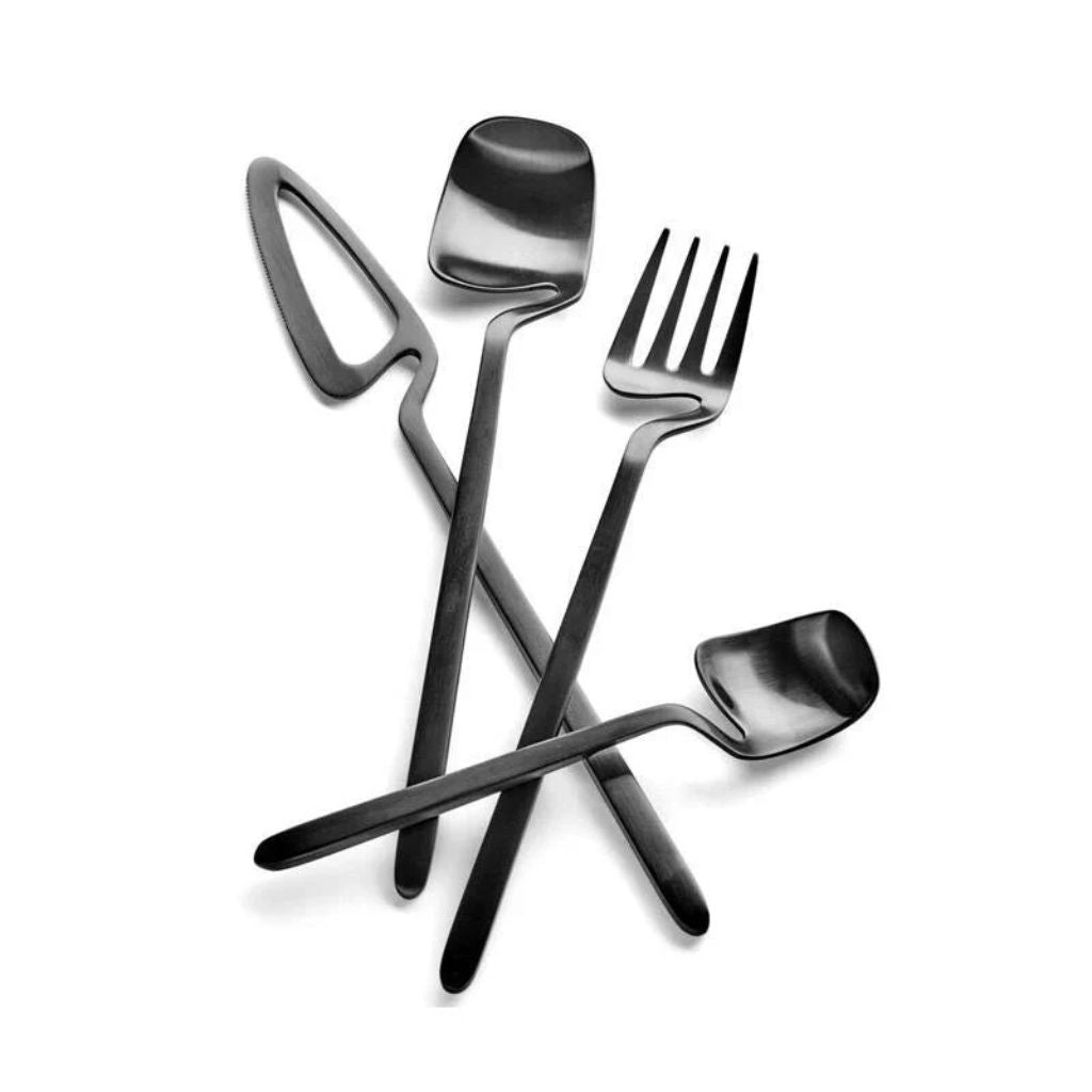 Skeleton Cutlery Set – Luxe Stainless Steel with Bold Contemporary Design - Tegulane Global