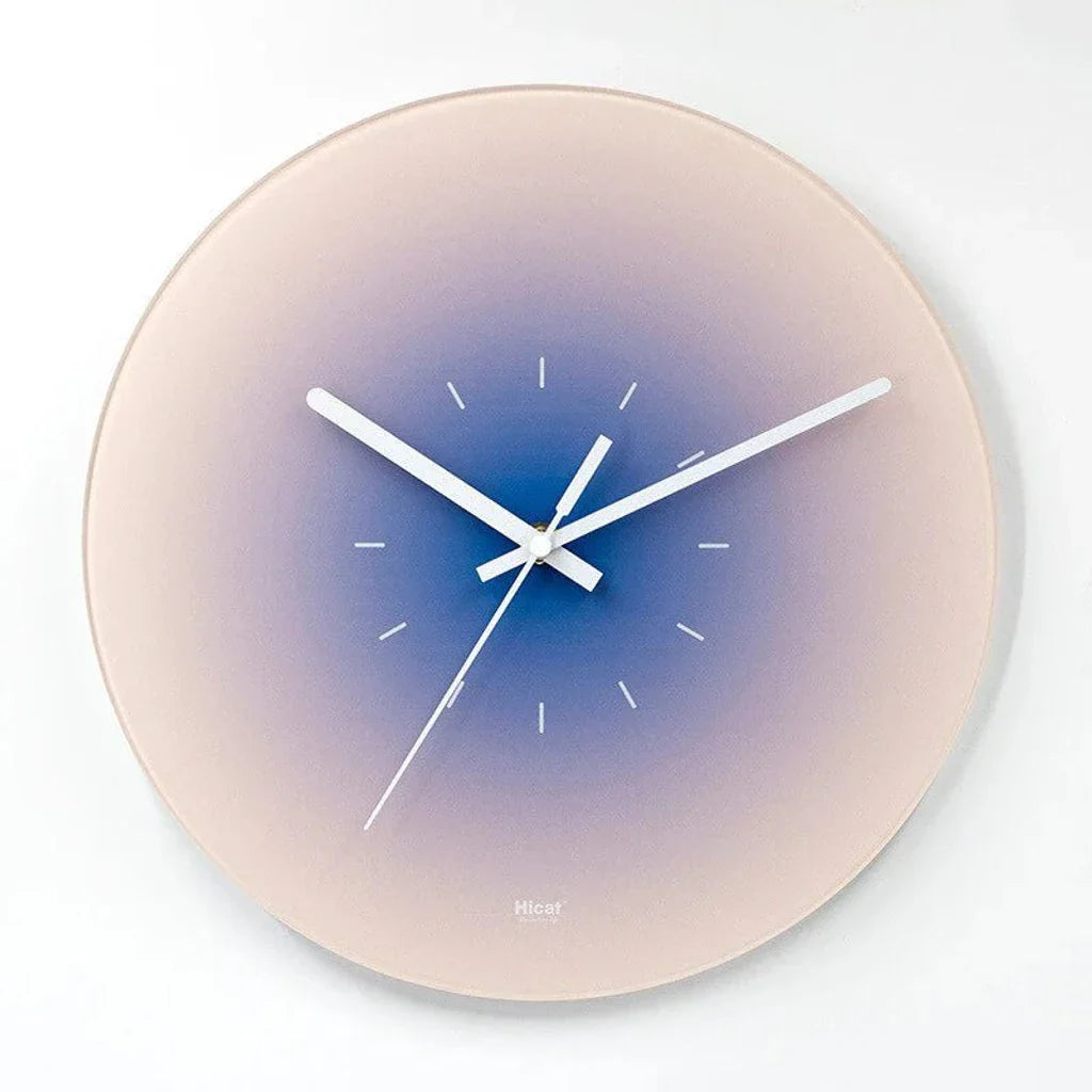 SkyGlow Sky-Inspired Glass Wall Clock - Tegulane Global