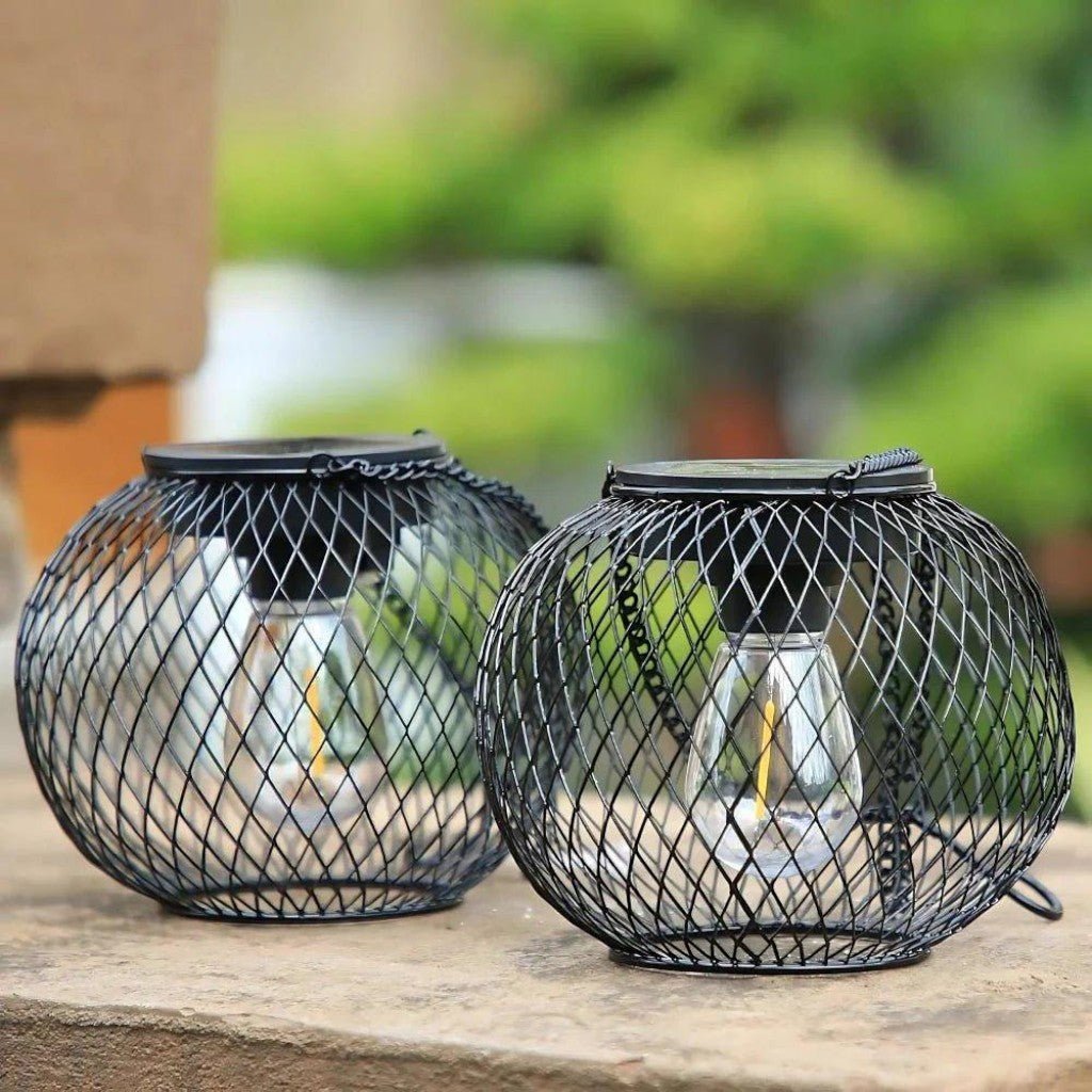 Solar Hanging Lantern Outdoor IP65 Waterproof Auto Sensor - Tegulane Global