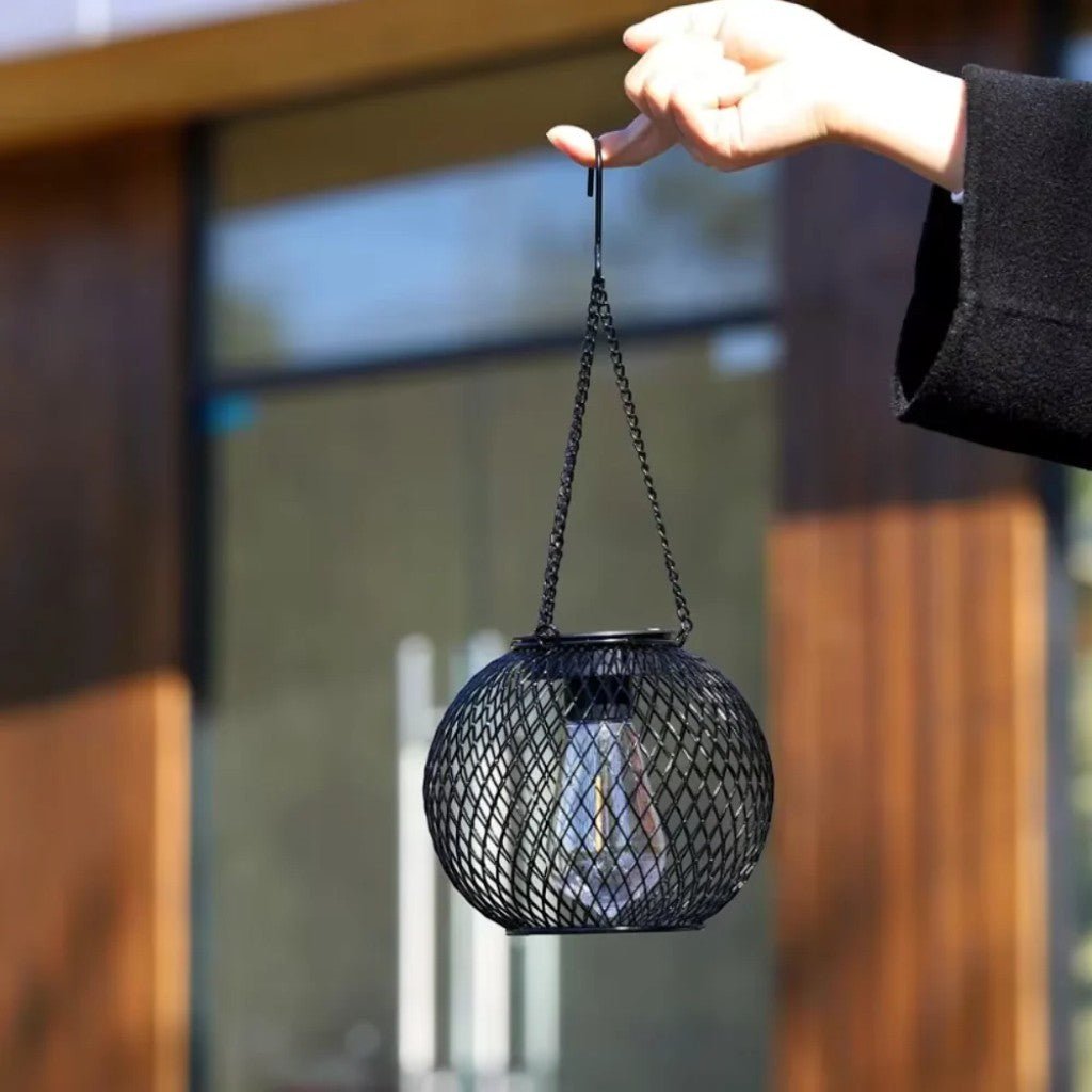 Solar Hanging Lantern Outdoor IP65 Waterproof Auto Sensor - Tegulane Global