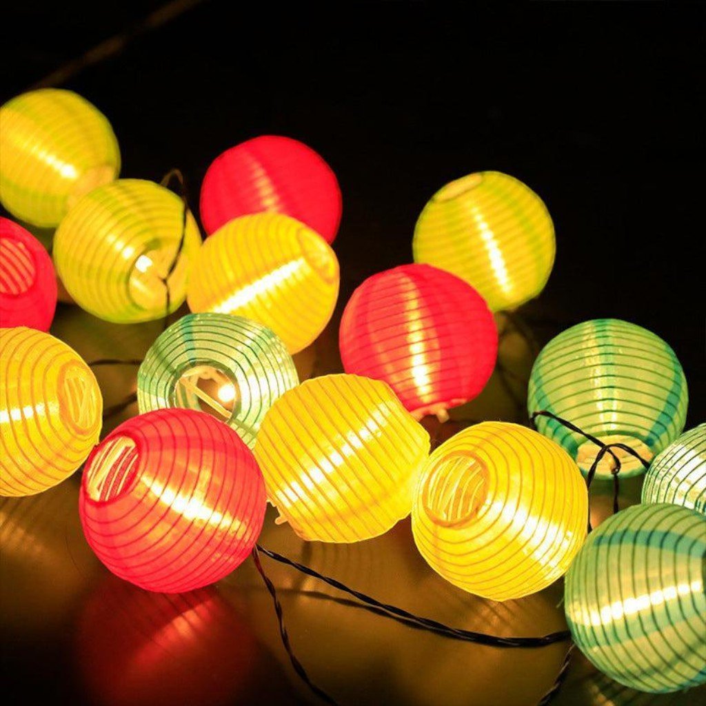 Solar Lantern String Lights IP65 Waterproof Outdoor Garden Patio Decor - Tegulane Global