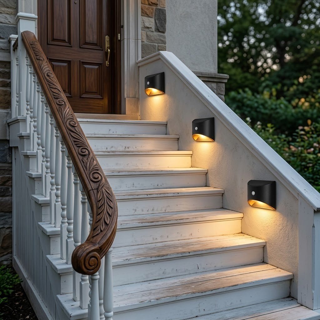 Solar Outdoor Garden Wall Light PIR Motion Sensor IP65 Waterproof Lamp - Tegulane Global