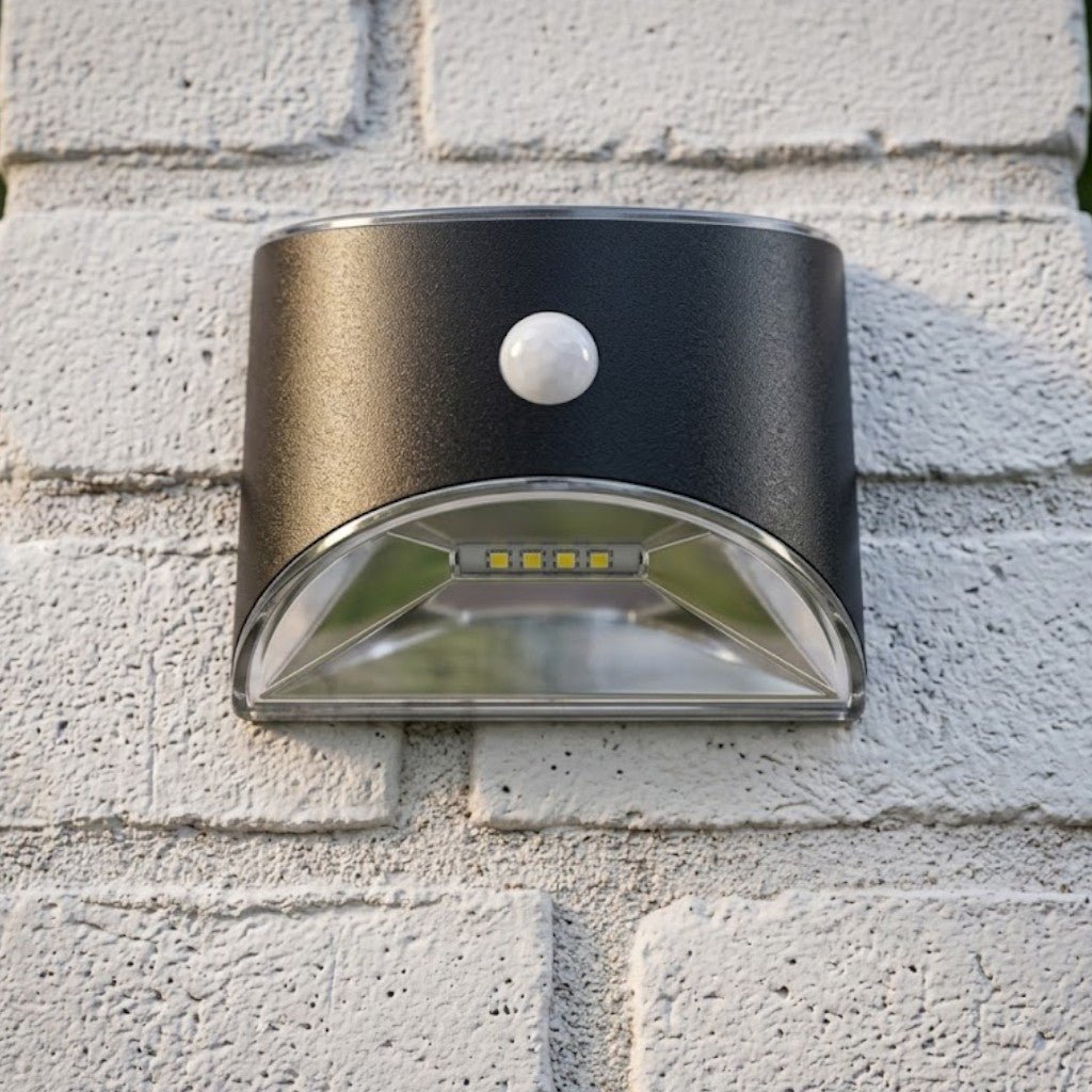 Solar Outdoor Garden Wall Light PIR Motion Sensor IP65 Waterproof Lamp - Tegulane Global