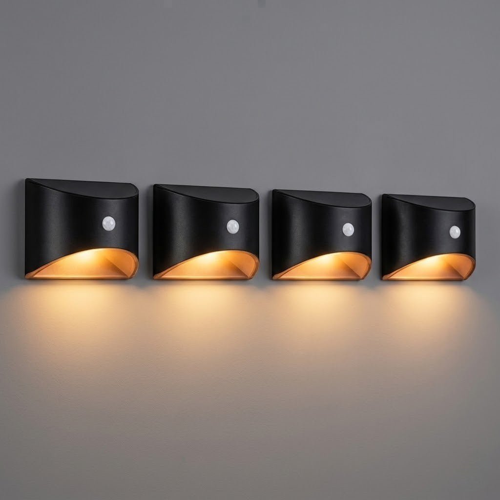 Solar Outdoor Garden Wall Light PIR Motion Sensor IP65 Waterproof Lamp - Tegulane Global