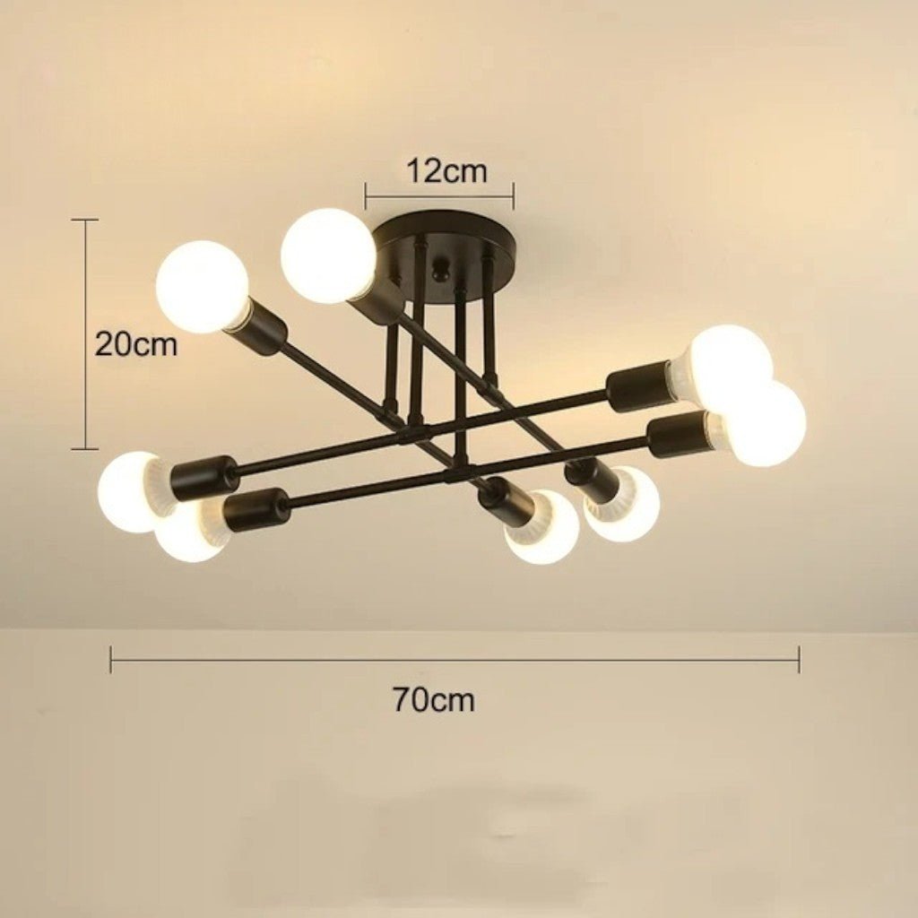Sputnik Mid Century LED Ceiling Light - Tegulane Global