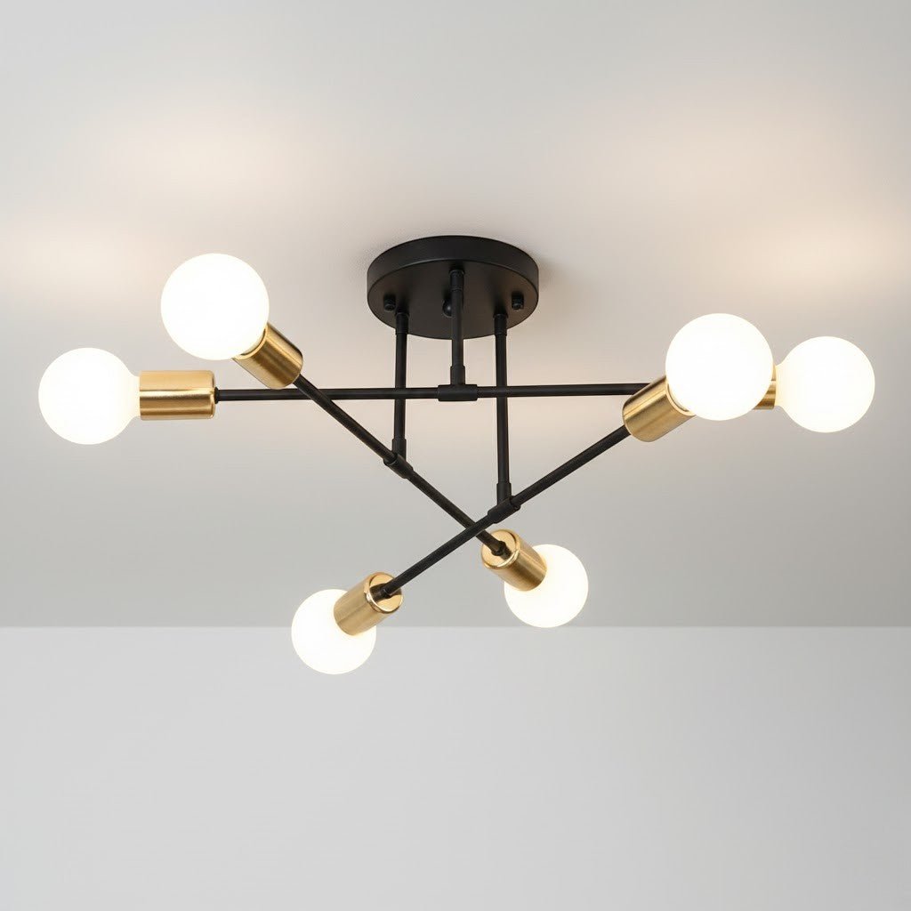 Sputnik Mid Century LED Ceiling Light - Tegulane Global