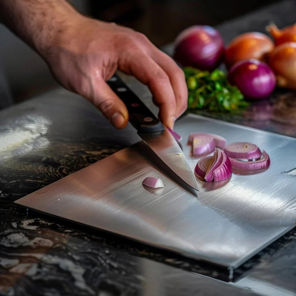 Steel Chopping Board - The Safest Non-Toxic Cutting Board - Tegulane Global