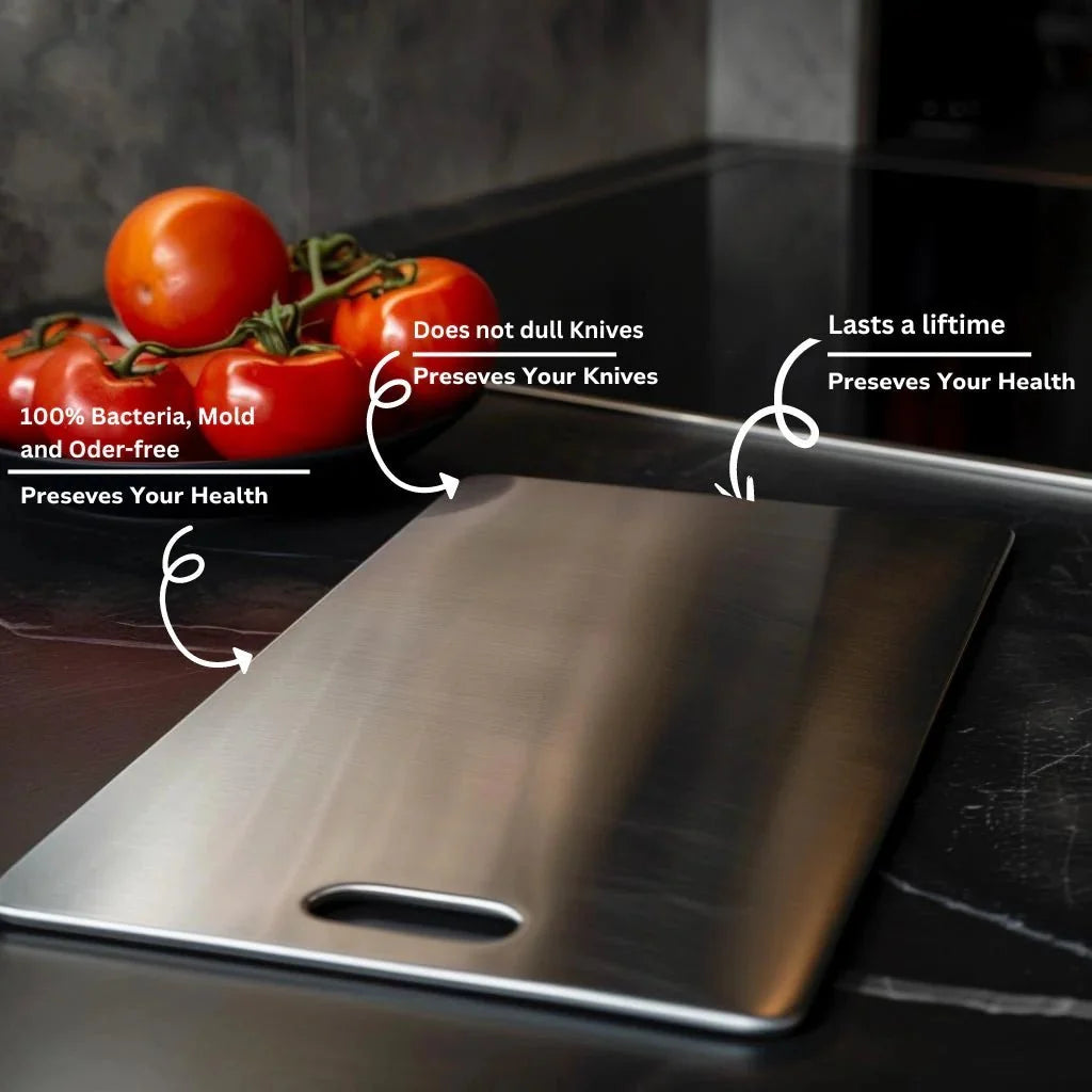 Steel Chopping Board - The Safest Non-Toxic Cutting Board - Tegulane Global