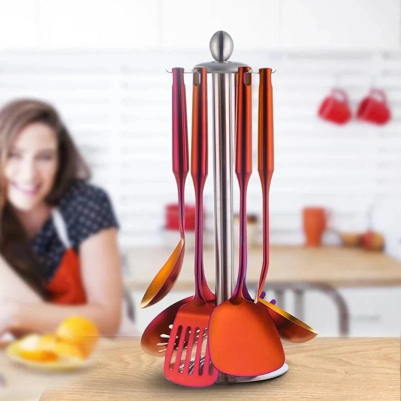 Stockholm 7-Piece Stainless Steel Cooking Utensils Set Lattea