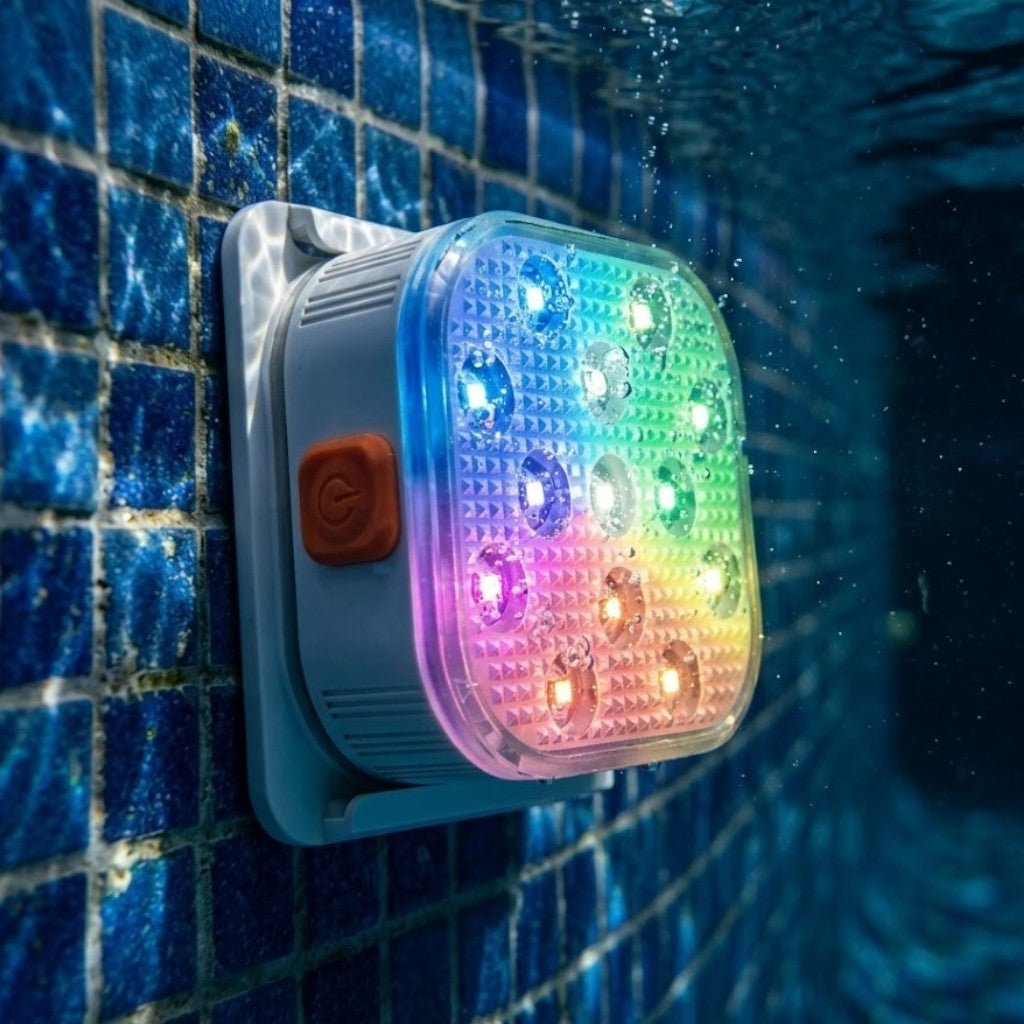 Submersible Pool Light Rechargeable RGB LED with Remote Control - Tegulane Global