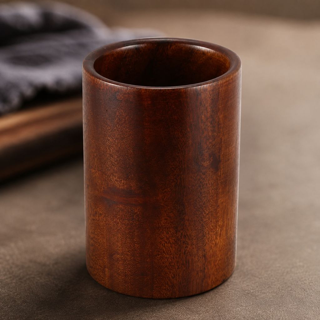Teak Wood Kitchen Utensil Holder