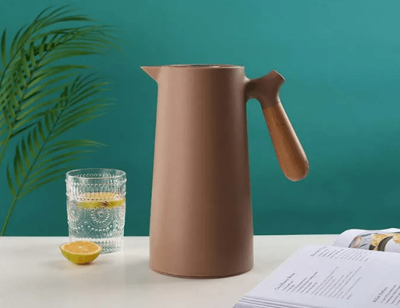 Thermal Jug with Wooden Handle - Nordic Design 1L - Tegulane Global