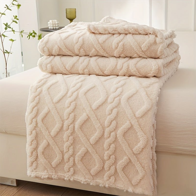 Fleece Warm Throw Blanket - Tegulane Global