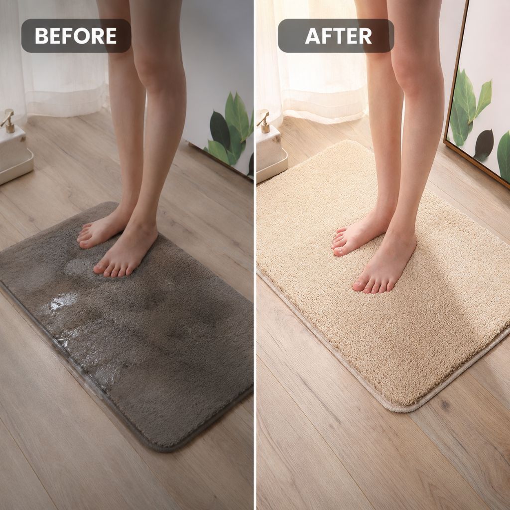 Ultra-Soft Absorbent Shower Mat - Tegulane Global