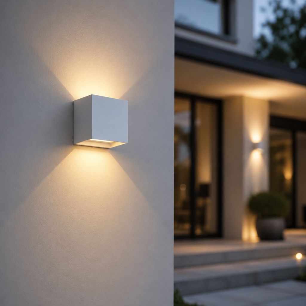 UrbanCube LED Outdoor Wall Lamp - Modern Cube Design & Weatherproof - Tegulane Global