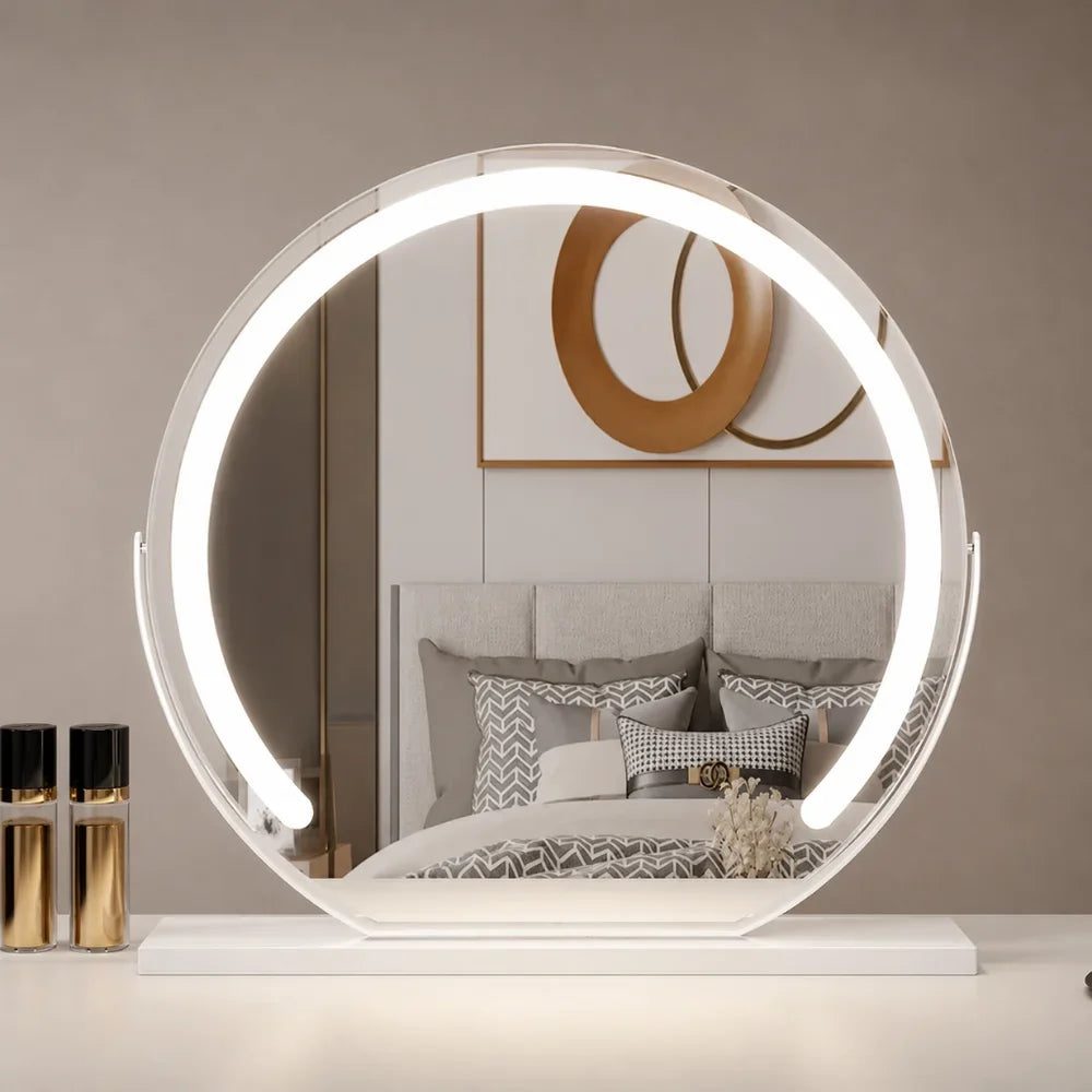 Vanity Makeup Mirror 15x Magnification Touch with LED Lights - Tegulane Global