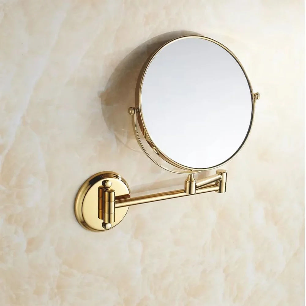 Wall Mounted Double Sided Makeup Mirror – Extending Folding Dual-Arm Bracket - Tegulane Global