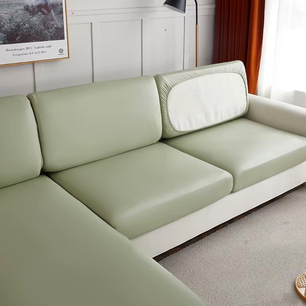 Waterproof PU Leather Sofa Cushion Cover Stretch Non-Slip - Tegulane Global