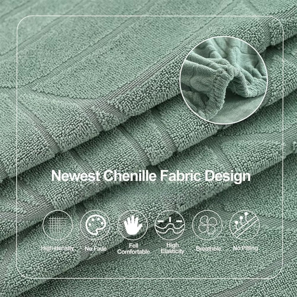 Waterproof Sofa Cushion Cover Stretch Chenille - Non-Slip Elastic Fit - Tegulane Global