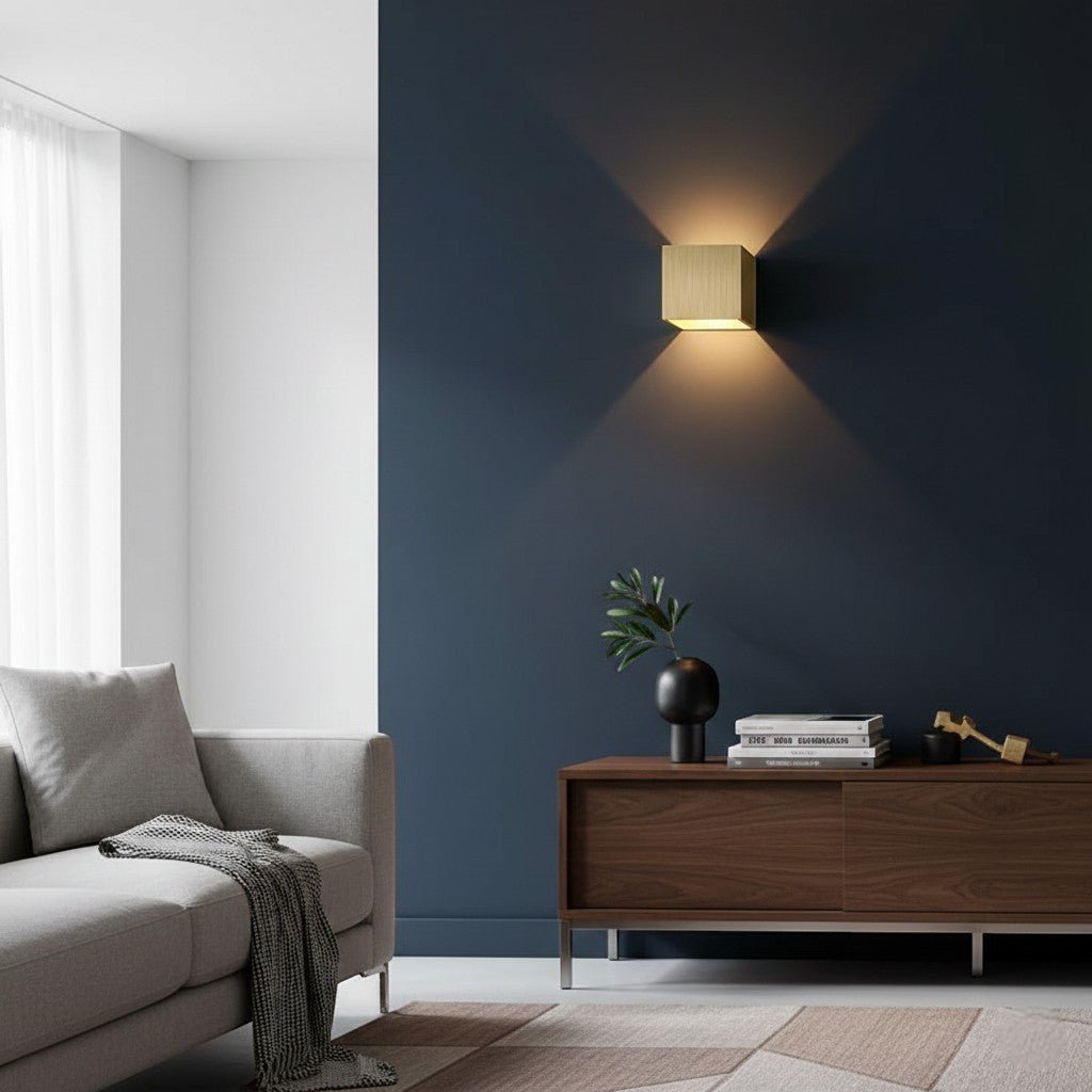 Weatherproof Cube Up Down Wall Light - Tegulane Global