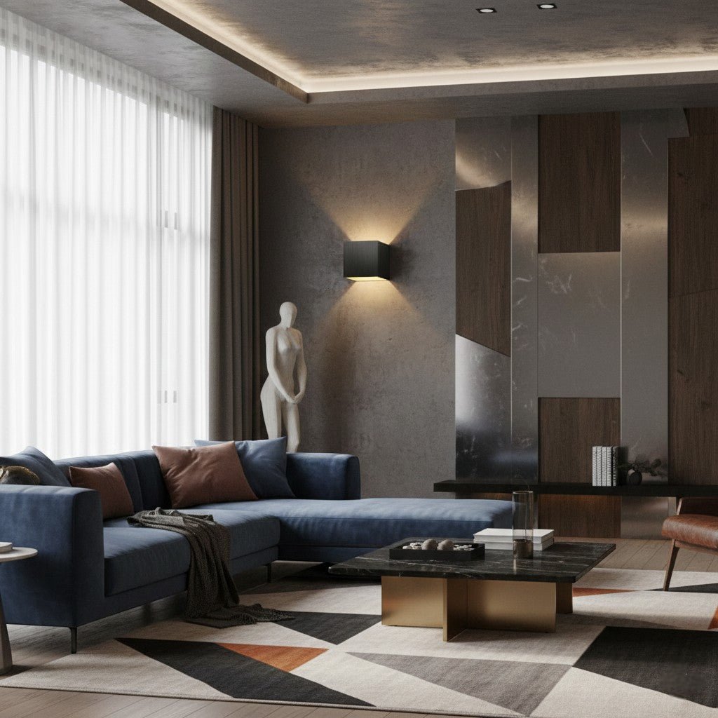 Weatherproof Cube Up Down Wall Light - Tegulane Global