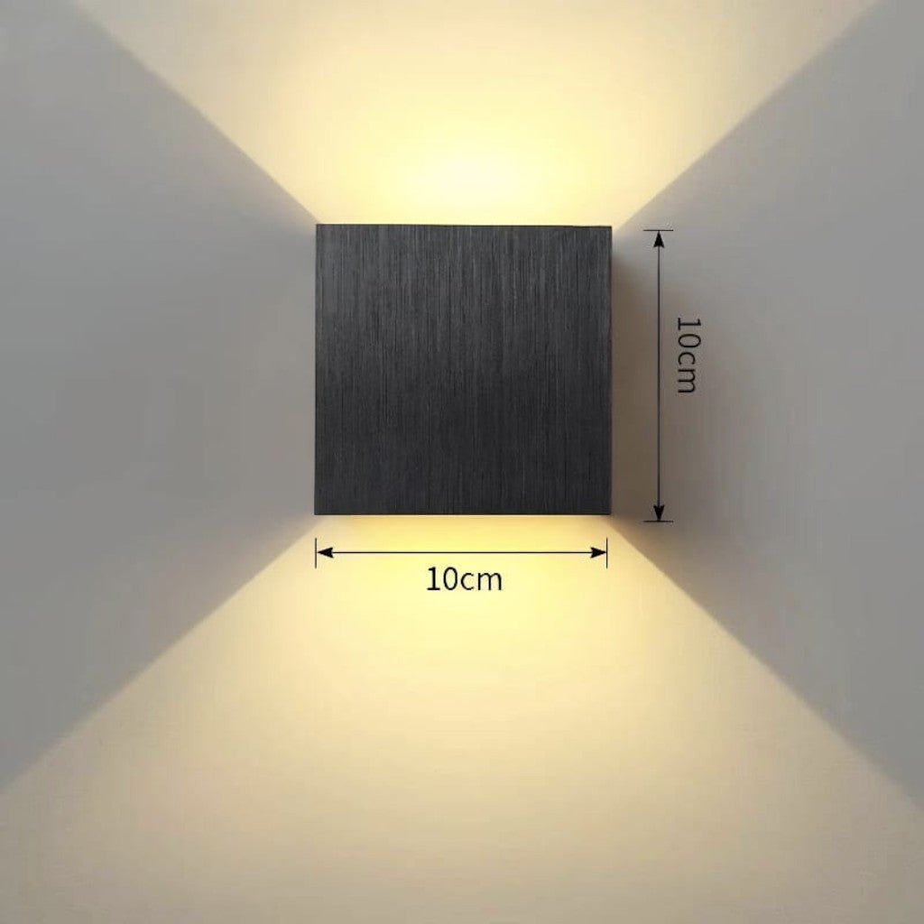 Weatherproof Cube Up Down Wall Light - Tegulane Global