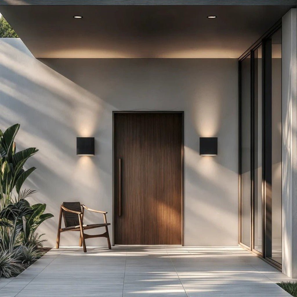 Weatherproof Cube Up Down Wall Light - Tegulane Global