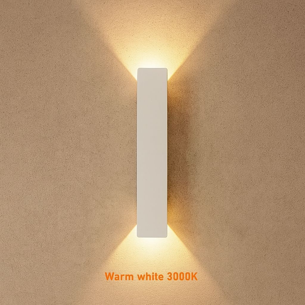 White Weatherproof LED Wall Lights - Outdoor Style and Durability - Tegulane Global