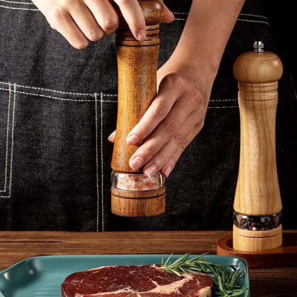 Wooden Pepper Salt Grinder - Tegulane Global
