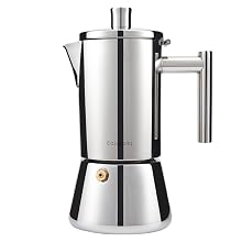 Easyworkz Diego Stovetop Espresso Maker Stainless Steel Italian Coffee Machine Maker Induction Moka Pot - Tegulane Global