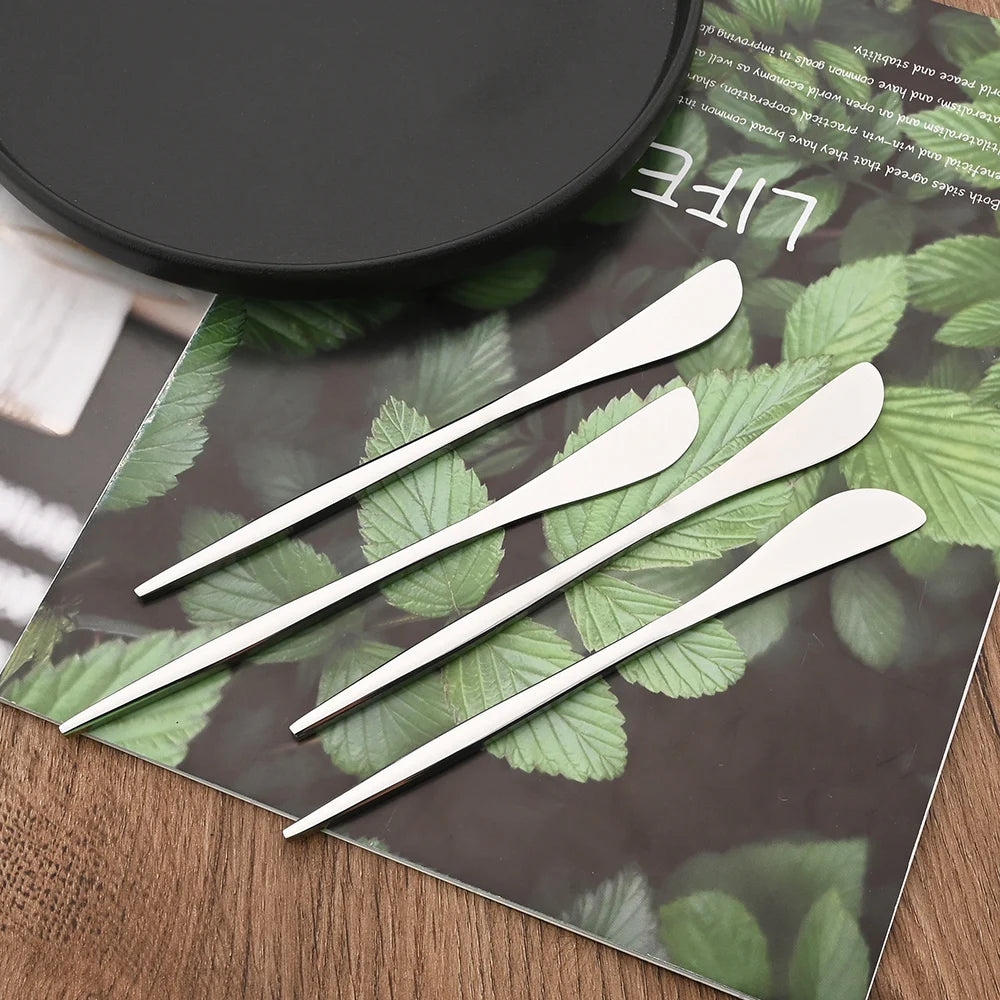 6Pcs Multifunctional Cheese Butter Knife Cheese Tools Knife Stainless Steel Household Breakfast Bread Jam Knife Kitchen Gadgets - Tegulane Global