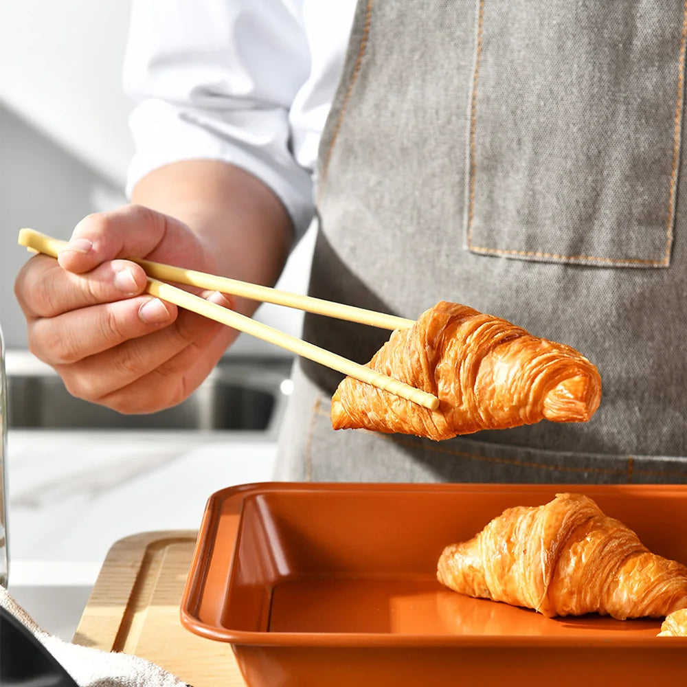 5/8Pairs Silicone Chopsticks Set Japanese Non-slip Chopsticks Noodle Sushi Food Chop Stick Kitchen Tableware Set Gift Dinnerware - Tegulane Global