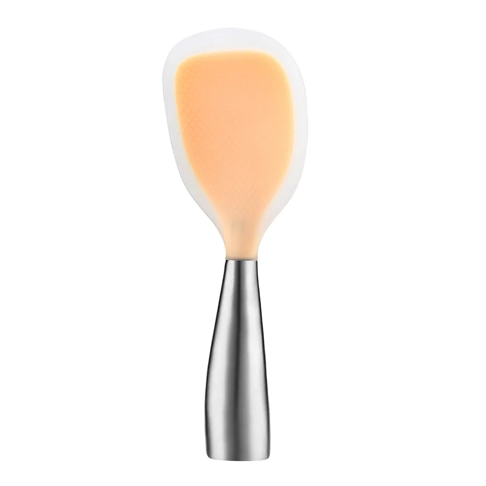 1/5Pcs Non-stick Silicone Spoon Cooking Spoon Anti-scalding Pot Rice High-temperature-resistant Spoon Durable Kitchen Gadgets - Tegulane Global