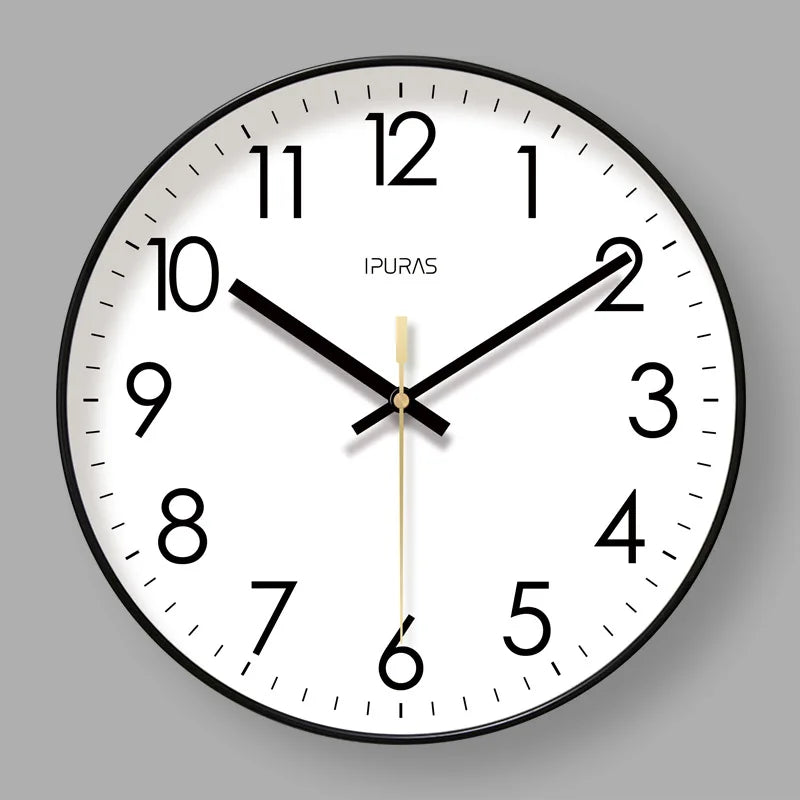 2026 New 10/12/14-inch Temperature and Humidity Electronic Calendar Multi-functional Wall Clock Dual Display Mute Quartz Clocks - Tegulane Global