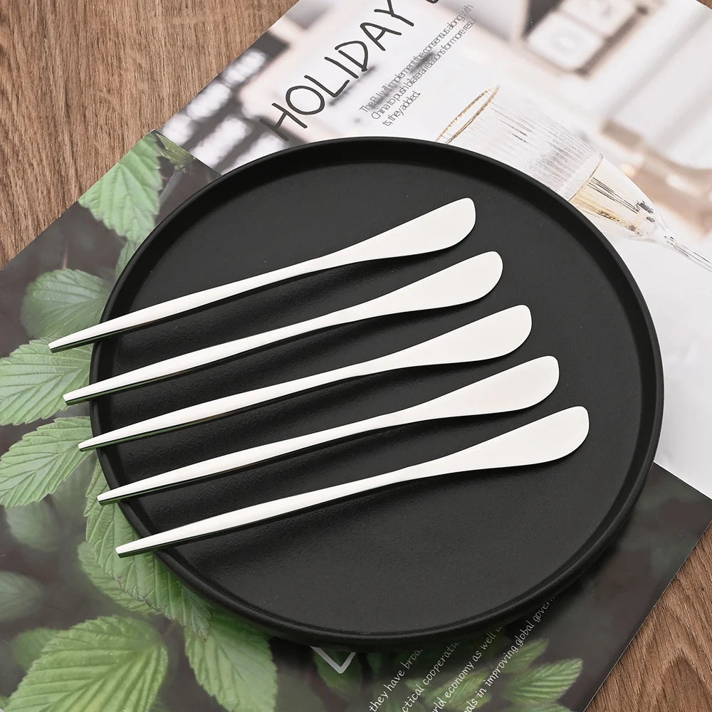 6Pcs Multifunctional Cheese Butter Knife Cheese Tools Knife Stainless Steel Household Breakfast Bread Jam Knife Kitchen Gadgets - Tegulane Global