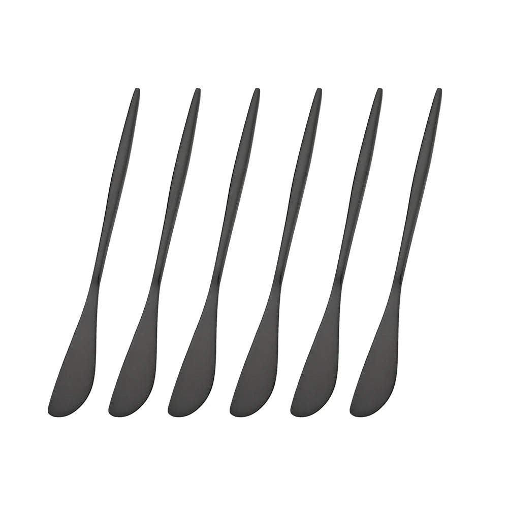 6Pcs Multifunctional Cheese Butter Knife Cheese Tools Knife Stainless Steel Household Breakfast Bread Jam Knife Kitchen Gadgets - Tegulane Global