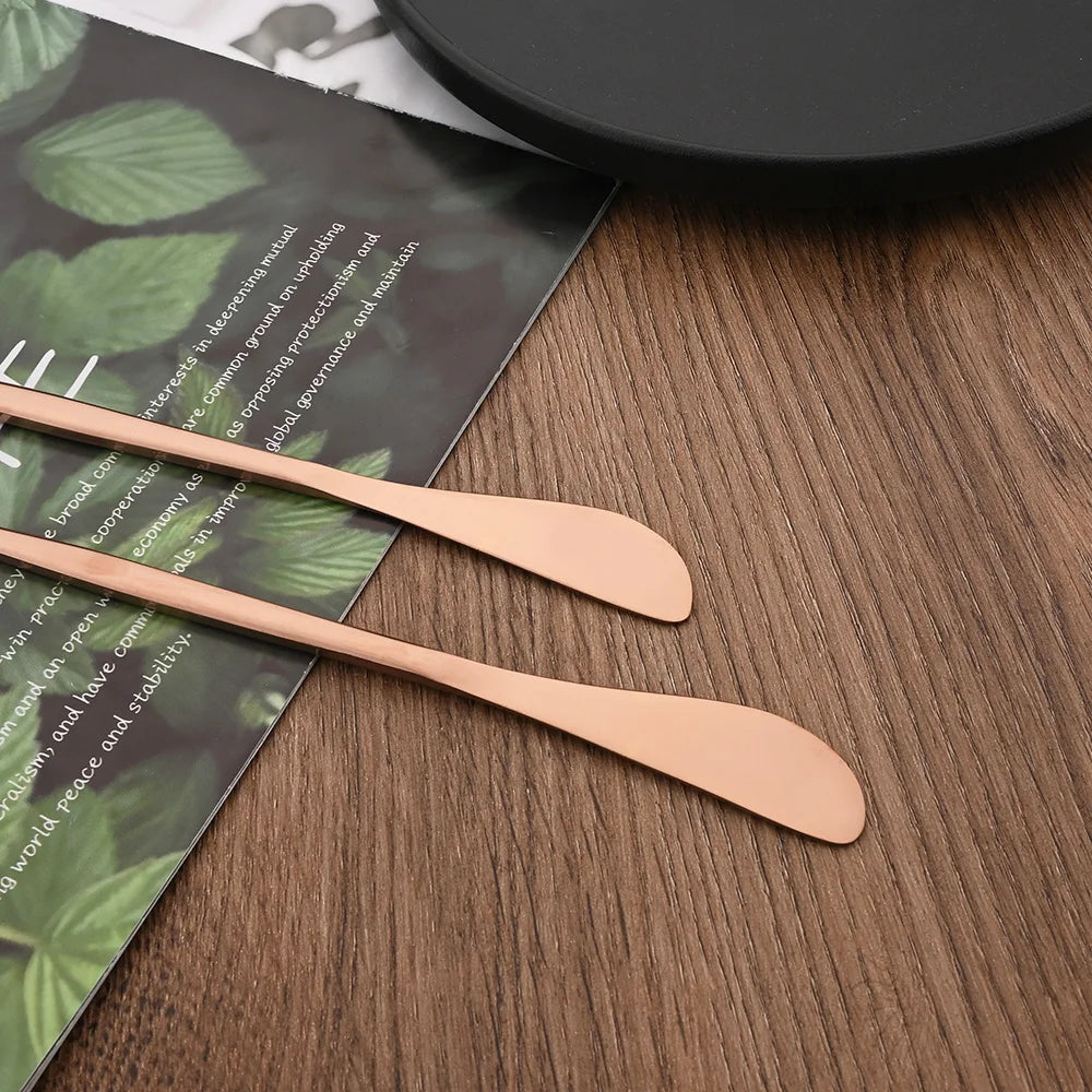 6Pcs Multifunctional Cheese Butter Knife Cheese Tools Knife Stainless Steel Household Breakfast Bread Jam Knife Kitchen Gadgets - Tegulane Global