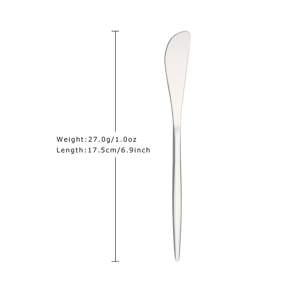 6Pcs Multifunctional Cheese Butter Knife Cheese Tools Knife Stainless Steel Household Breakfast Bread Jam Knife Kitchen Gadgets - Tegulane Global