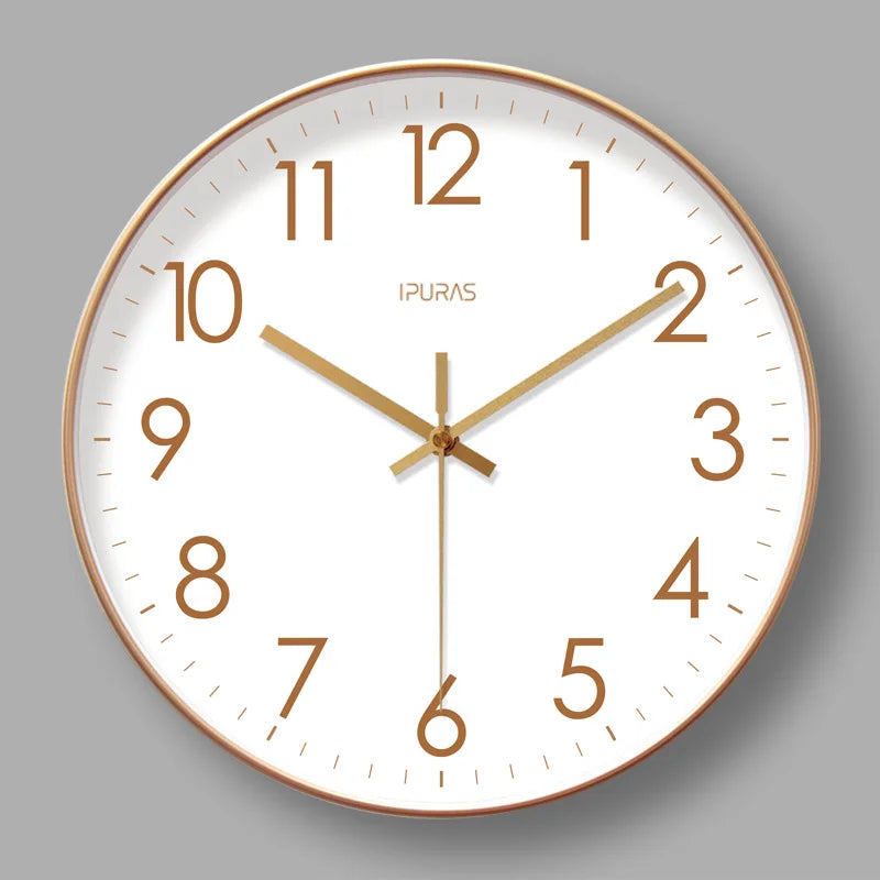 2026 New 10/12/14-inch Temperature and Humidity Electronic Calendar Multi-functional Wall Clock Dual Display Mute Quartz Clocks - Tegulane Global