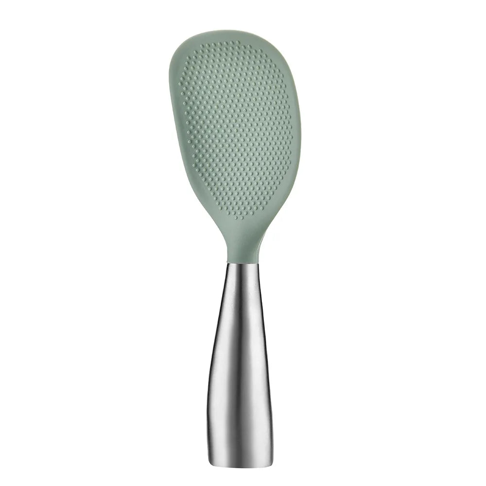 1/5Pcs Non-stick Silicone Spoon Cooking Spoon Anti-scalding Pot Rice High-temperature-resistant Spoon Durable Kitchen Gadgets - Tegulane Global