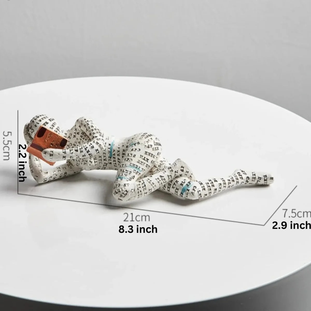 Abstract Resin Human Figure Sculpture
