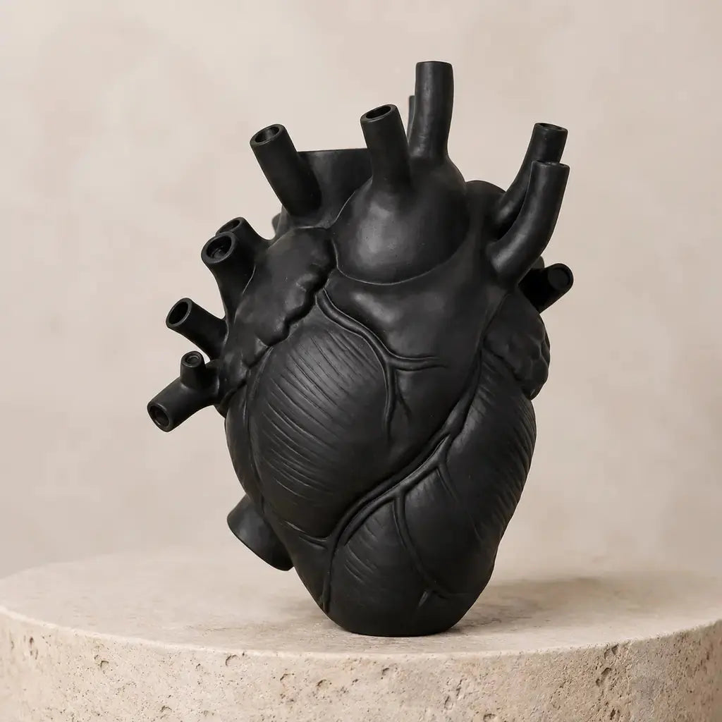 Anatomical Heart Resin Vase
