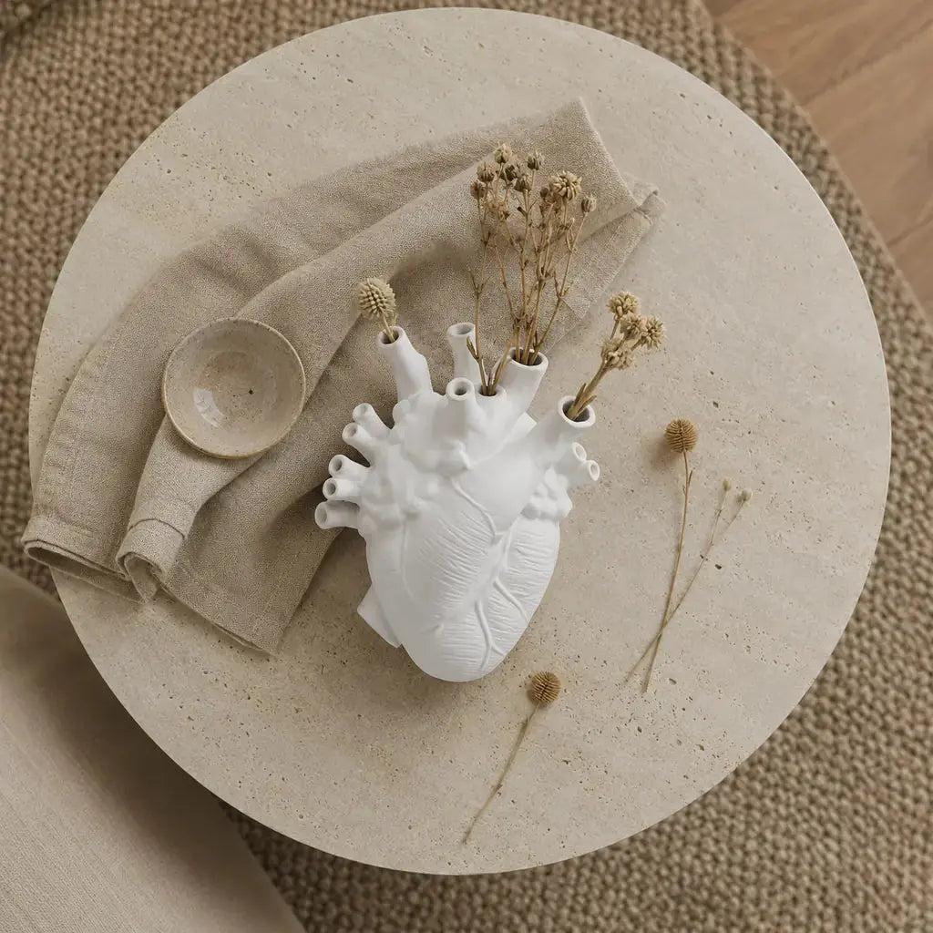 Anatomical Heart Resin Vase