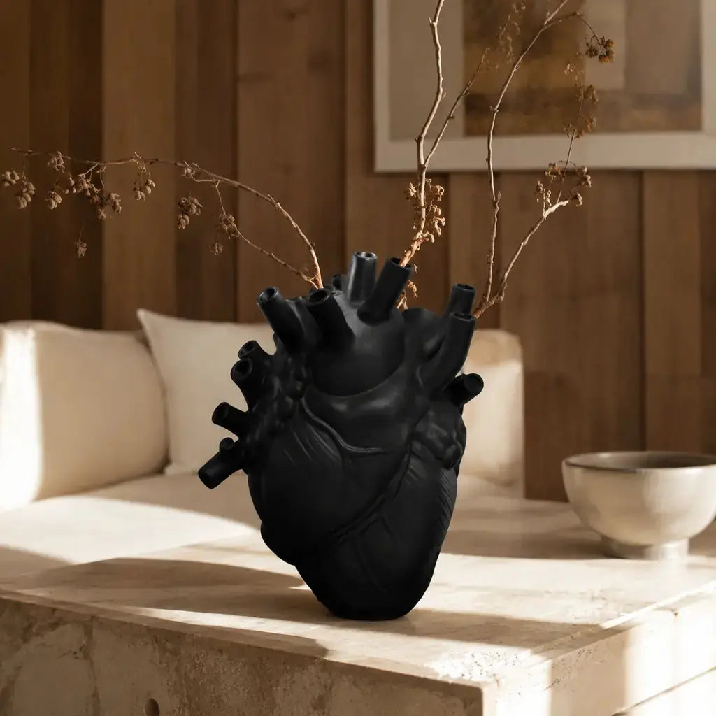 Anatomical Heart Resin Vase