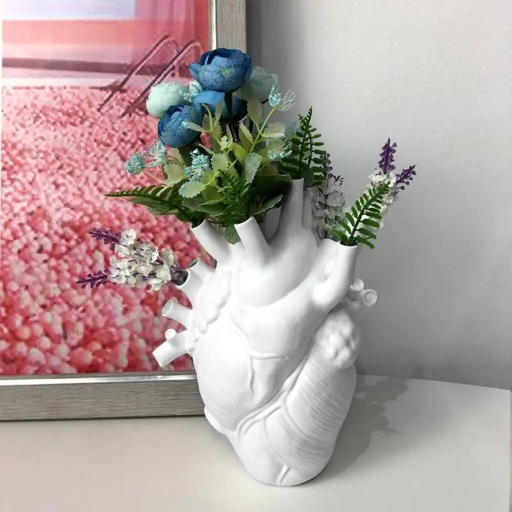 Anatomical Heart Resin Vase