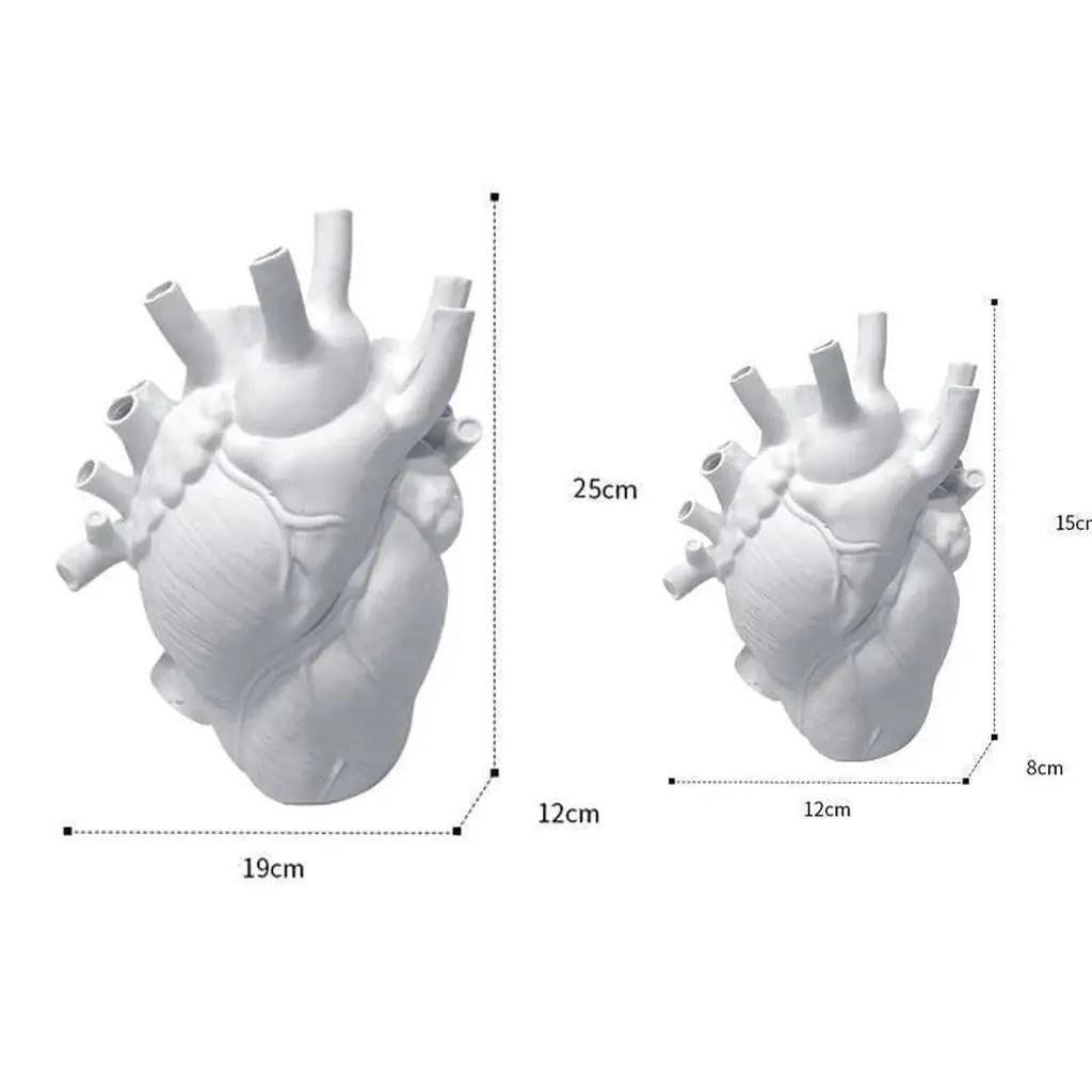 Anatomical Heart Resin Vase
