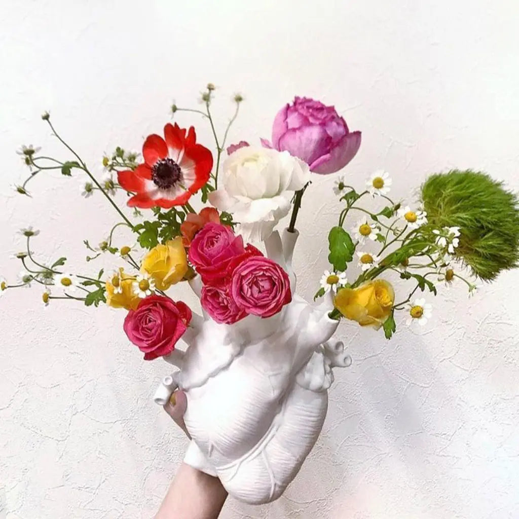 Anatomical Heart Resin Vase