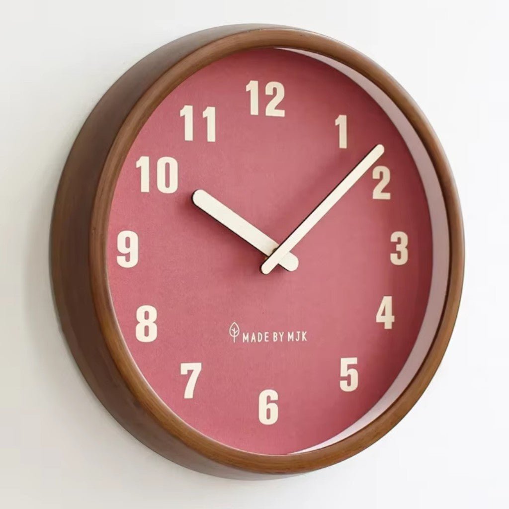 ArborFrame Solid Wood Silent Wall Clock - Tegulane Global