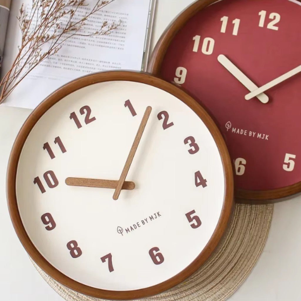 ArborFrame Solid Wood Silent Wall Clock - Tegulane Global