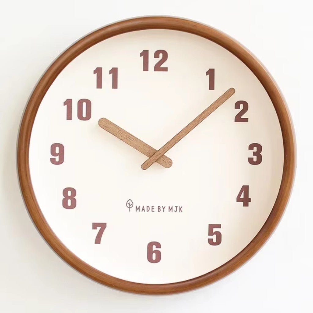 ArborFrame Solid Wood Silent Wall Clock - Tegulane Global